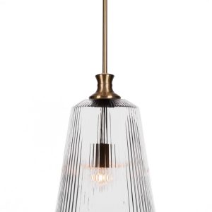 Toltec Lighting - 73-NAB-4640 - One Light Pendant - Carina - New Age Brass