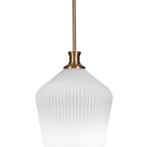 Toltec Lighting - 73-NAB-4651 - One Light Pendant - Carina - New Age Brass