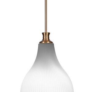 Toltec Lighting - 73-NAB-4661 - One Light Pendant - Carina - New Age Brass