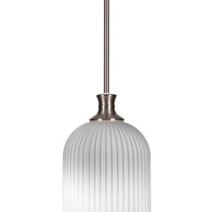 Toltec Lighting - 74-BN-4601 - One Light Pendant - Carina - Brushed Nickel
