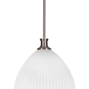 Toltec Lighting - 75-BN-4691 - One Light Pendant - Carina - Brushed Nickel