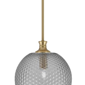 Toltec Lighting - 75-NAB-4202 - One Light Pendant - Zola - New Age Brass