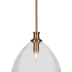 Toltec Lighting - 75-NAB-4690 - One Light Pendant - Carina - New Age Brass
