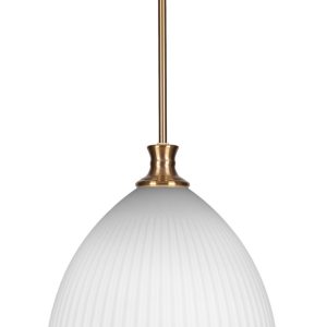 Toltec Lighting - 75-NAB-4691 - One Light Pendant - Carina - New Age Brass