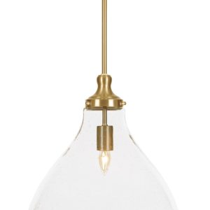 Toltec Lighting - 77-NAB-4740 - One Light Pendant - Juno - New Age Brass