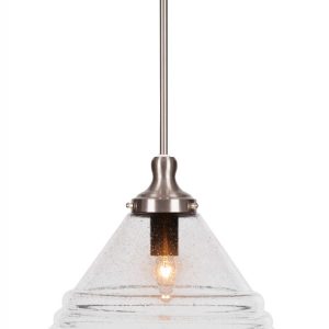 Toltec Lighting - 78-BN-4730 - One Light Pendant - Juno - Brushed Nickel