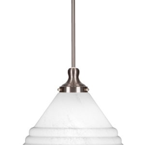 Toltec Lighting - 78-BN-4731 - One Light Pendant - Juno - Brushed Nickel