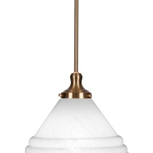 Toltec Lighting - 78-NAB-4731 - One Light Pendant - Juno - New Age Brass