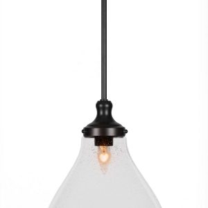 Toltec Lighting - 79-MB-4720 - One Light Pendant - Juno - Matte Black