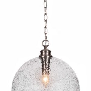 Toltec Lighting - 90-BN-4392 - One Light Pendant - Kimbro - Brushed Nickel