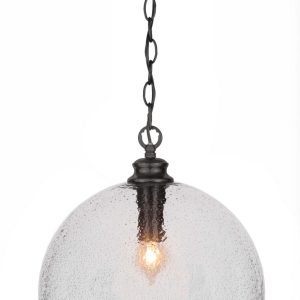 Toltec Lighting - 90-MB-4392 - One Light Pendant - Kimbro - Matte Black