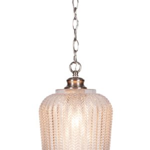 Toltec Lighting - 91-BN-4280 - One Light Pendant - Cordova - Brushed Nickel