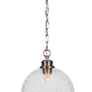 Toltec Lighting - 92-BN-4352 - One Light Pendant - Kimbro - Brushed Nickel