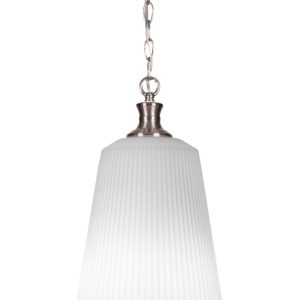 Toltec Lighting - 93-BN-4641 - One Light Pendant - Carina - Brushed Nickel