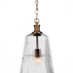 Toltec Lighting - 93-NAB-4640 - One Light Pendant - Carina - New Age Brass