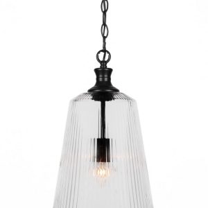 Toltec Lighting - 93-MB-4640 - One Light Pendant - Carina - Matte Black