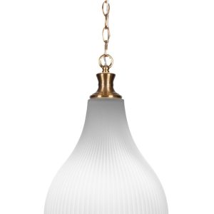 Toltec Lighting - 93-NAB-4661 - One Light Pendant - Carina - New Age Brass