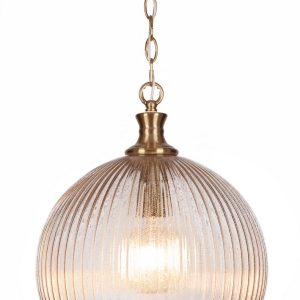 Toltec Lighting - 94-NAB-4678-LED45c - LED Pendant - Carina - New Age Brass