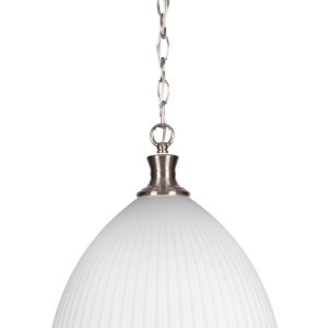 Toltec Lighting - 95-BN-4691 - One Light Pendant - Carina - Brushed Nickel