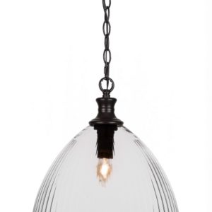 Toltec Lighting - 95-MB-4690 - One Light Pendant - Carina - Matte Black