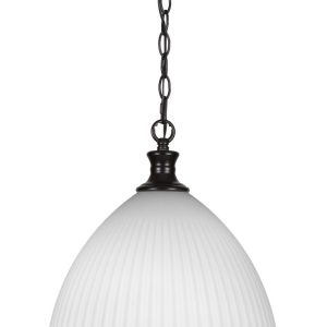Toltec Lighting - 95-MB-4691 - One Light Pendant - Carina - Matte Black