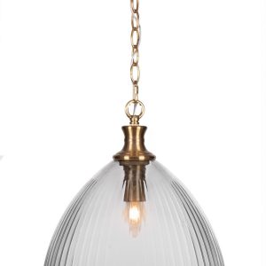 Toltec Lighting - 95-NAB-4690 - One Light Pendant - Carina - New Age Brass