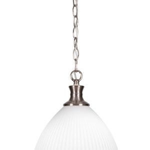 Toltec Lighting - 96-BN-4631 - One Light Pendant - Carina - Brushed Nickel