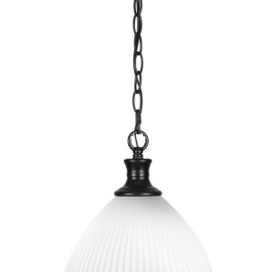 Toltec Lighting - 96-MB-4631 - One Light Pendant - Carina - Matte Black