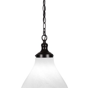Toltec Lighting - 99-MB-4721 - One Light Pendant - Juno - Matte Black