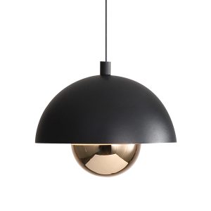 Golden - 1816-1S SNB-CPR - LED Pendant - Vintra - Sand Black