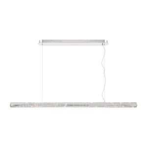 Golden - 3726-LP64 PN-CY - LED Linear Pendant - Crystallo - Polished Nickel