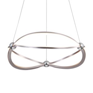 Golden - 7916-19 SNC - LED Chandelier - Spirale - Satin Nickel