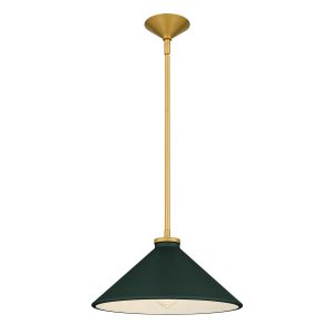 Quoizel - BRADE1814BRG - One Light Pendant - Bradbury - Brushed Gold