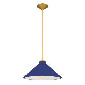 Quoizel - BRADN1814BRG - One Light Pendant - Bradbury - Brushed Gold