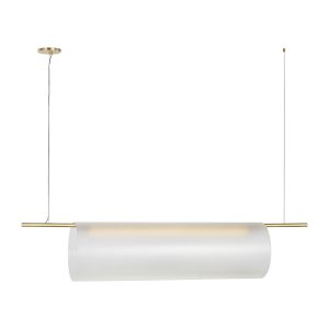 Visual Comfort Modern - PBLS80827HABEG - LED Linear Chandelier - Trace - Hand-Rubbed Antique Brass
