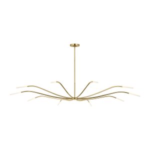 Visual Comfort Modern - SLCH81627HABEG - LED Chandelier - Lajos - Hand-Rubbed Antique Brass