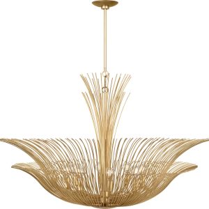Visual Comfort Studio - LXC1218GD - Eight Light Chandelier - Dorelle - Gild