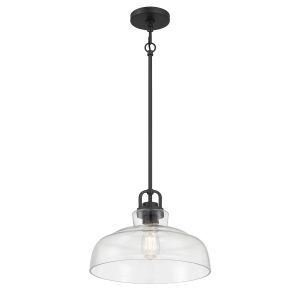 Millennium - 98101-MB - One Light Pendant - Clarien - Matte Black