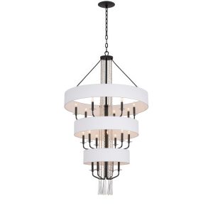 Varaluz - 270P15OX - 15 Light Pendant - Barcelona - Onyx