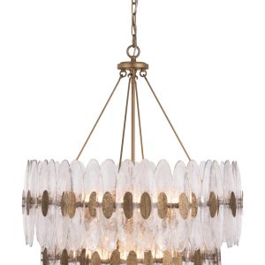 Varaluz - 557P14HG - 14 Light Pendant - Aurora - Havana Gold