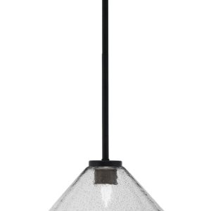 Toltec Lighting - 6201-MB-2122 - One Light Mini Pendant - Sandia - Matte Black