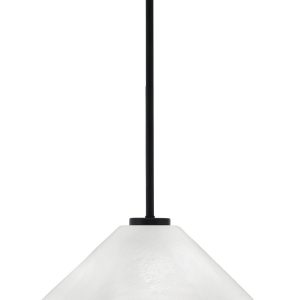 Toltec Lighting - 6201-MB-2161 - One Light Pendant - Sandia - Matte Black