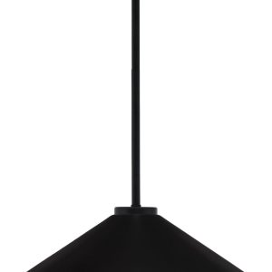 Toltec Lighting - 6201-MB-424-MB - One Light Mini Pendant - Sandia - Matte Black