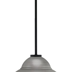 Toltec Lighting - 6201-MB-428-GP - One Light Pendant - Sandia - Matte Black