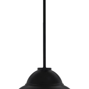 Toltec Lighting - 6201-MB-428-MB - One Light Pendant - Sandia - Matte Black