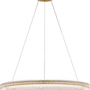 Visual Comfort Studio - SCCHCCH11727BBSCA - LED Chandelier - Pierce - Burnished Brass