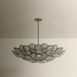 Troy Lighting - F5232-PBR - Eight Light Chandelier - Wassama - Patina Brass
