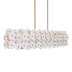 Metropolitan - N1825-732 - Six Light Linear Chandelier - Coastlyn - Legacy Brass