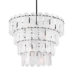 Minka-Lavery - 2250-899 - 15 Light Pendant - Oldmill - Dark Matte Black