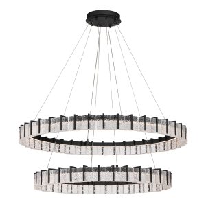 Minka-Lavery - 2419-899-L - LED Chandelier - Sevryn - Dark Matte Black
